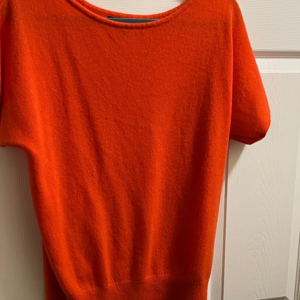Banana Republic Orange Crew Neck Sweater